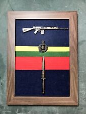 Royal Marines Commemorative Frame with SLR