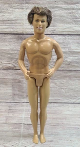 Vintage Mattel Ken Puppe männlich verwurzelte braune Haare blaue Augen 1997 keine Kleidung 12 Zoll - Bild 1 von 9
