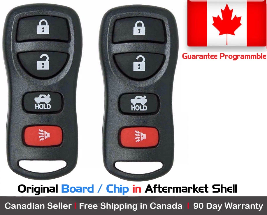 2x Nuevo Llavero de control remoto de entrada sin llave de repuesto OEM para Nissan KBRASTU15 Foto 1 de 1