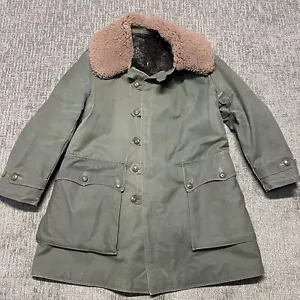 MATS LARSSON Vintage Zweiter Weltkrieg 1940er schwedisches Lammfell Scherparka Größe Large - Bild 1 von 13