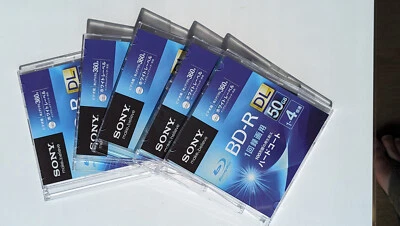 Sony BD-R DL 50GB Printable x4 MID:MEIT02 - 5psc slimcase CD - Image 1 of 4