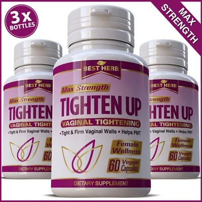 BEST HERB 180 X VAGINAL TIGHTENING CURCUMA COMOSA ORGANIC PILLS TIGHTER UTERUS STOP ODOR