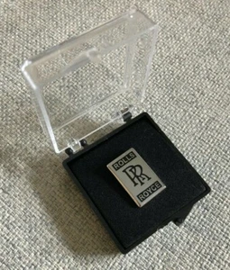 Rolls Royce Classic Car Metal / Enamel Lapel Pin Badge in gift box - Black - Picture 1 of 3