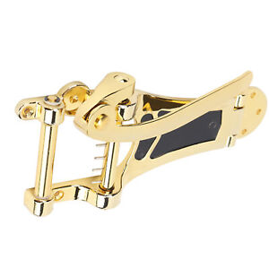 (Gold)Guitar Tailpiece Tremolo Bridge Replacement With Hand Crank Stringed NIU