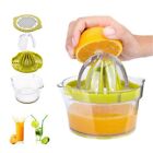 Plastic Manual Juicer Hand Pressed Orange Lemon Extractor  Household