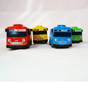 4 Car Auto Toy Rückzug Spielzeug The Little Bus TAYO Friends Mini Tayo Rogi Gani - Bild 1 von 9