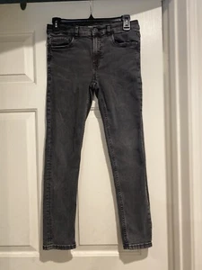 Zara Skinny Jeans Girls Size 13-14 Black B83 - Picture 1 of 6