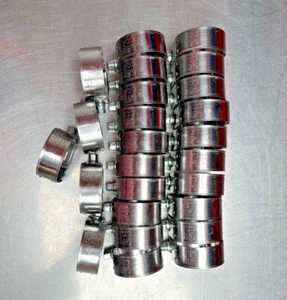 40-43mm W2 Motorcycle Exhaust Clamp Norma Clip, Bracket, Banjo, - BULK BOX OF 25 - Picture 1 of 7
