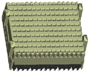 1 x Amphenol FCI Airmax VS Series 2mm Pitch High Speed Backplane Connector, Fema - Picture 1 of 1