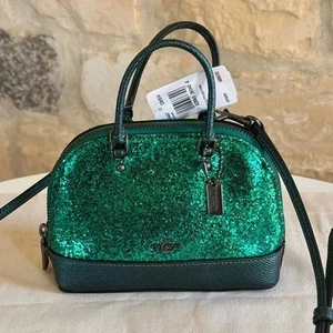 Bolso Bandolera Coach X Wizard Of OZ Brillo Micro Sierra Esmeralda 39497 - Imagen 1 de 10