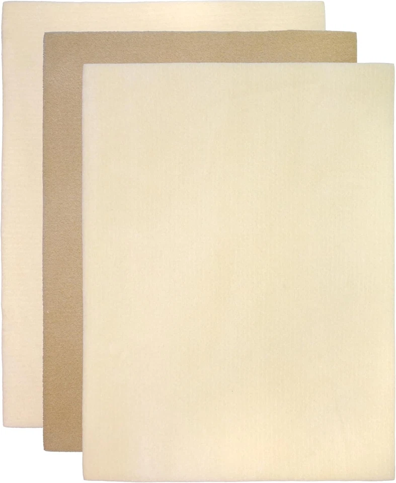 Beadsmith Bead Mats Jewelry Stringing Craft Set 3 Cream off White 11 X 14