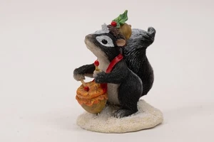 Charming Tails Silvestri LITTLE DRUMMER BOY Skunk Figurine Christmas - Picture 1 of 8