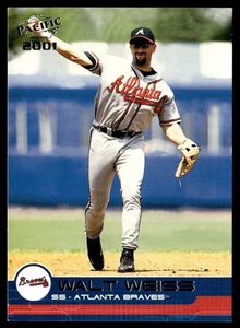 2001 Pacific Walt Weiss Atlanta Braves #48 - Picture 1 of 2