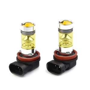 Bulbs Fog Bulbs Driving H11 H8 Parts 2 Piece 2pcs Accessory DC 12V-24V - Picture 1 of 12