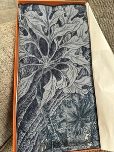 NEW HERMES Caramel All'Orto Botanico di Palermo Shawl 140 Scarf - Picture 1 of 13