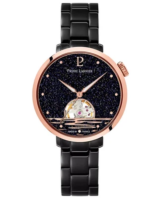 Reloj Pierre Lannier 149K739 para mujer negro acero inoxidable esfera analógica 35 mm Foto 1 de 4