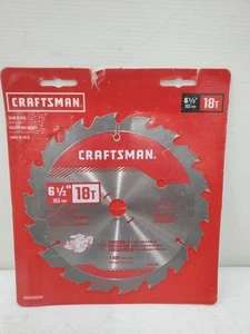 Craftsman Hartmetall Kreissägeblatt 6 1/2 Zoll 18T Rahmen CMAS265018 - Bild 1 von 9