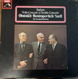 OISTRAKH - ROSTROPOVITCH - SZELL / BRAHMS    / HMV SLS 786/2 - Picture 1 of 1