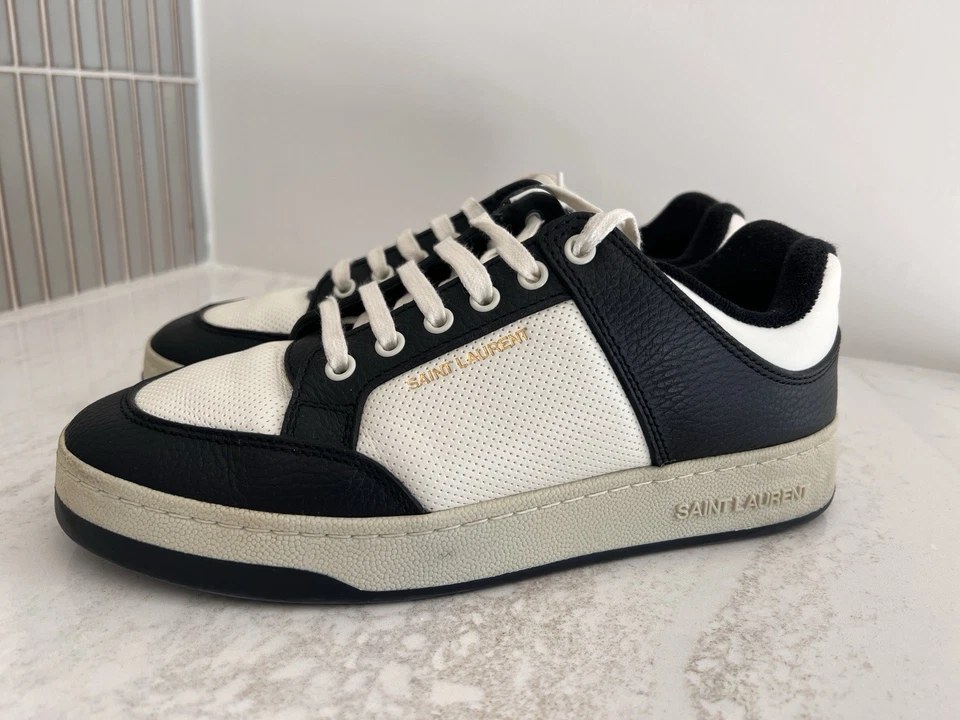Saint Laurent  SL/61 Perforated Leather Sneakers Women’s EU 40 Us 10 - Image 1 of 4