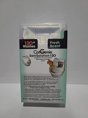 CatGenie SaniSolution 120 Self-Cleaning Litter Box Fresh Scent Cat Genie - Image 1 of 4