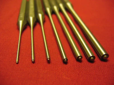 GRACE USA RS-7 GUN SMITH 7pc STEEL ROLL PIN PUNCH SET! GUNSMITH !! MACHINIST !