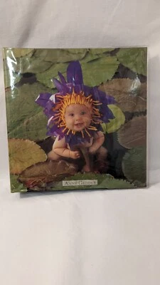 Vintage Anne Geddes Purple Flower Baby Photo Album 200 pictures KID PICTURE BOOK - Image 1 of 4