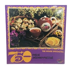 Ceaco Jigsaw Puzzle 750 Pieces Tea Garden "The House Specialtea"  1996 Sealed - Picture 1 of 5