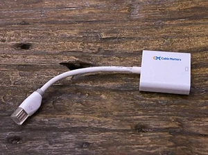 Cable Matters Gold Plated Active Mini DisplayPort to DVI Adapter - Picture 1 of 2