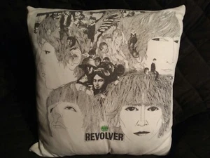 The BEATLES REVOLVER PILLOW throw cushion t-Shirt apple records   Klaus Voormann - Picture 1 of 12