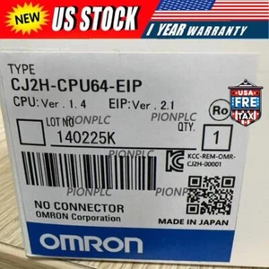 Omron PLC CJ2H-CPU64-EIP Programmable Controller Module CPU Unit US Free TAX - Picture 1 of 2