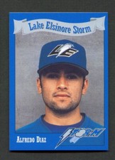 1995 Lake Elsinore STORM Team Issue #11 ALFREDO DIAZ El Monte CALIFORNIA
