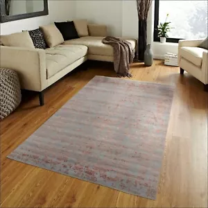 8X10 Modern Oriental Rug Wool & Silk Textured Rug Gifts, For Mom, Rug....#1289 - Picture 1 of 11