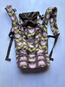 Organic Ergo Baby Floral Petunia pickle bottom Carrier Pick Tulips Holland - Picture 1 of 7