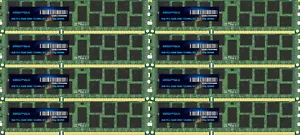 64GB (8X8GB) MEMORY FOR DELL POWEREDGE T410 T610 T710 R610 R710 R715 R815 - Picture 1 of 3