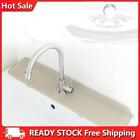 Silicone Dish Drying Mat Cuttable Sink Table Mats Housewear Furnishing (M Beige)