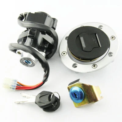 Juego de bloqueo de interruptor de llave de encendido para Suzuki GSXR750 2000-2003 DL1000 V-Strom 2002-12 Foto 1 de 4