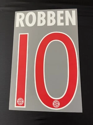 Germany Bayern Robben Original Name Set For A Shirt - Image 1 of 4