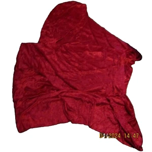 Large Piece of Red Velvet Look Material Approximately 300cm x 152 cm - Picture 1 of 6
