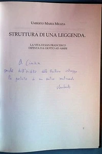 BOZZA PREPARATORIA LIBRO-STRUTTURA DI UNA LEGGENDA LA VITA DI SAN FRANCESCO 1996 - Imagen 1 de 1