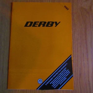 VW VOLKSWAGEN DERBY LS GLS UK Market Sales Brochure January 1980 - Picture 1 of 1