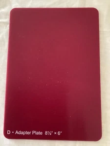 Spellbinders Grand Calibur Junior Rasberry Spacer - Adapter Plate D - Picture 1 of 2