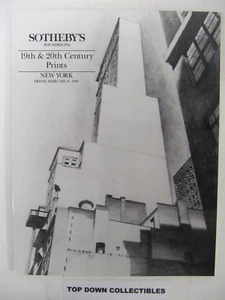 Catálogo de subasta de impresiones de los siglos XIX y XX de Sotheby's, Nueva York 1992 + resultados - Imagen 1 de 3