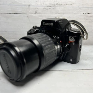 Canon EOS Rebel S2 Black SLR Camera W/ 80-200mm Lens No Battery Not Tested - Picture 1 of 15