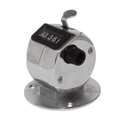 SINTRON mechanischer Handzähler Click Counter 0-9999 mit Fuß Stückgutzähler #204041