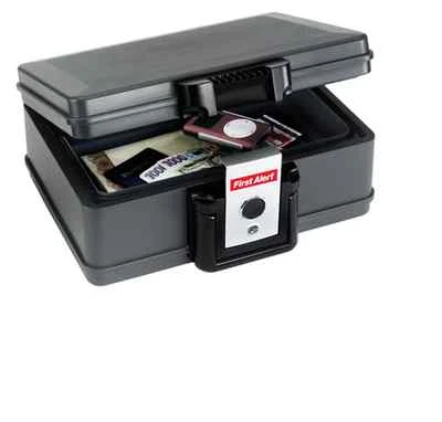 First Alert - Feuerfeste & wasserdichte Dokumentenbox - Safe - Tresor 4,9 Liter  - Bild 1 von 2