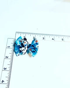 Handgefertigte Haarschleifen - Disney - Frozen - Haarschleife #3 Olaf - Bild 1 von 1