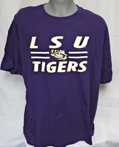 Mens Profile Varsity NCAA Louisiana State LSU Purple Big & Tall Tee T-Shirt - Picture 1 of 2