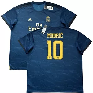 2019/20 Real Madrid Away Jersey #10 Modric 3XL Adidas UCL Short Sleeve NEW - Picture 1 of 20