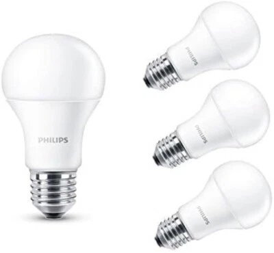 Philips CorePro 12.5W LED Frosted Bulb 1521lm Cool White 4000K Non-Dim 4 Pack - Image 1 of 4