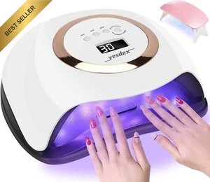 Professional 168W UV LED Nail Lamp, Fast Dryer, 42 LEDs, 4 Timers. - Picture 1 of 12